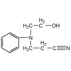 N-(2-氰乙基)-N-(2-羥乙基)胺結(jié)構(gòu)式