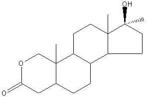 氧甲氫龍結(jié)構(gòu)式